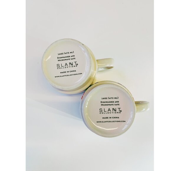 Set of 2 NWT Rainbow Stacking Mugs | Ceramic Mug Set 70s Pride Gift - Picture 9 of 11